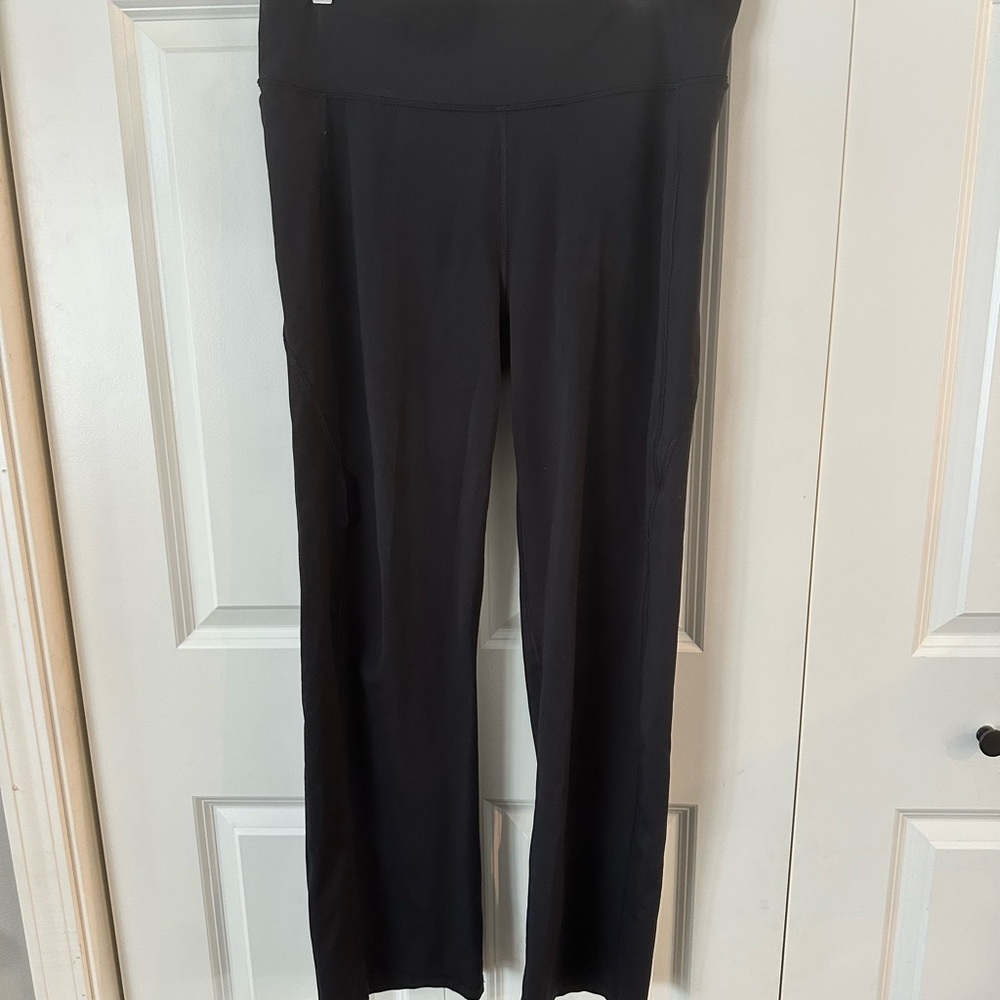 Lululemon Athletica Black high rise Mini Flare Legging